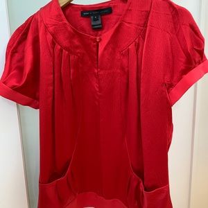 Marc by Marc Jacobs 100% silk Short sleeve blouse
